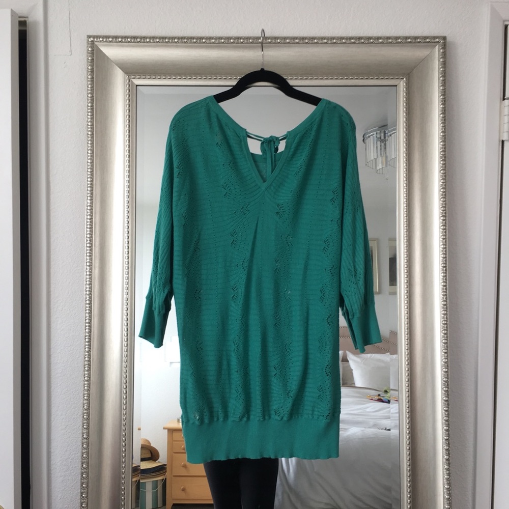Lauren Conrad Green Top - Picture 4 of 5